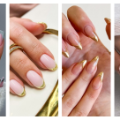 Trending în 2025: Manichiura french cu detalii prețioase - accente cromate, glazurate sau de strălucire pe vârfurile unghiilor!