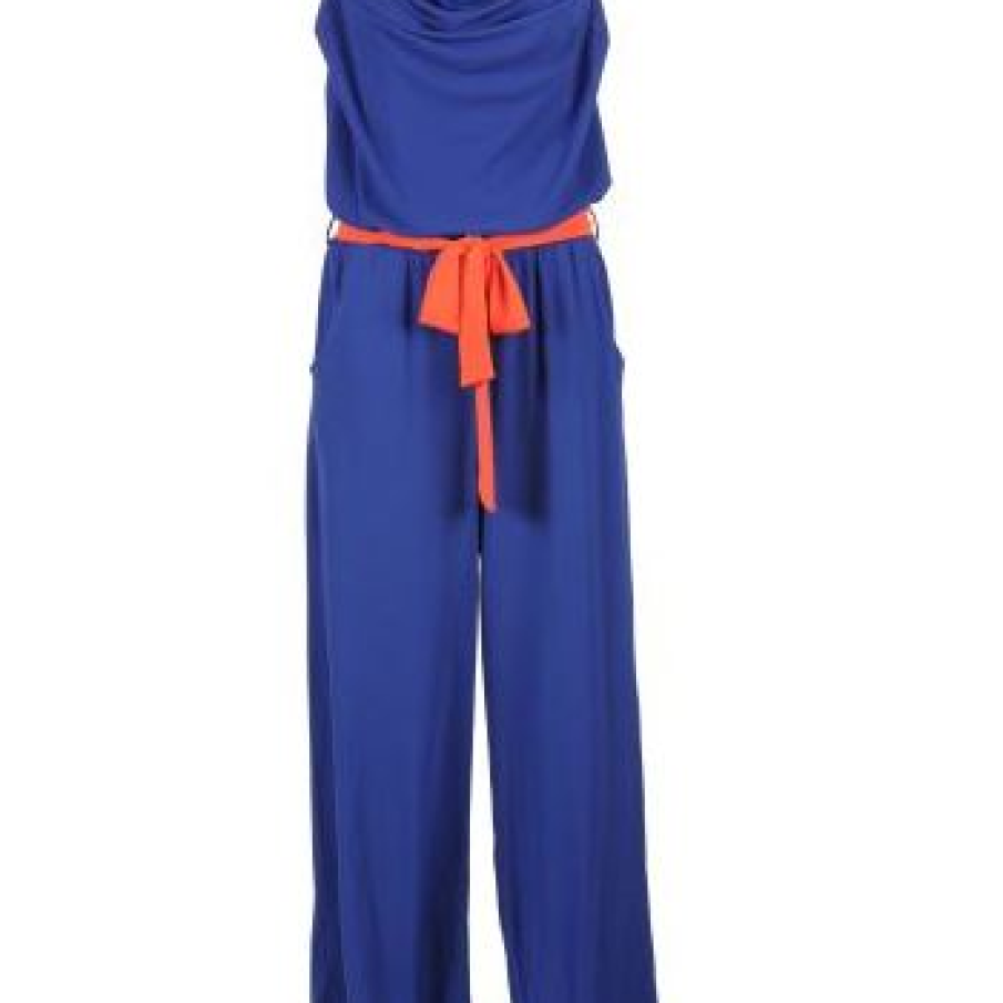 Salopeta vaporoasa de vara Albastru Electric 