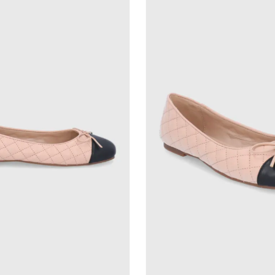 Aldo Balerini de piele, cu toc plat