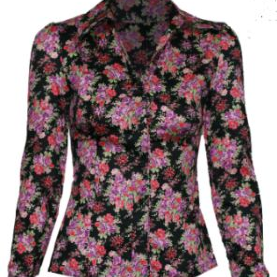 Camasa  cu imprimeuri florale vesele