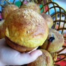 Painici pufoase cu aluat din dovleac 