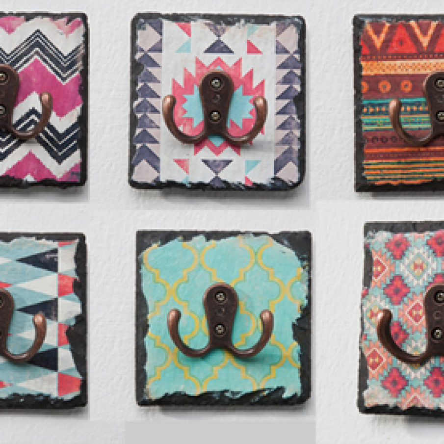 Wall Hook Ethno Chic (6/Set)