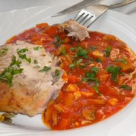 Friptura la tava cu sos 