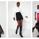 Celebra fustă neagră este din nou în trend: 10 Modele moderne, din materiale variate