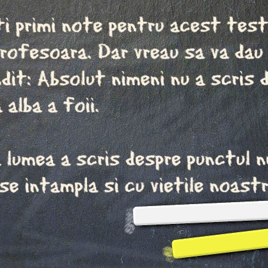 Ceva la care nimeni nu s-a gandit...