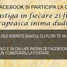 Concurs Baiatul cu Flori: Castiga un aranjament de flori pe zi si arata-i domnului cum se face un gest galanton ca la carte