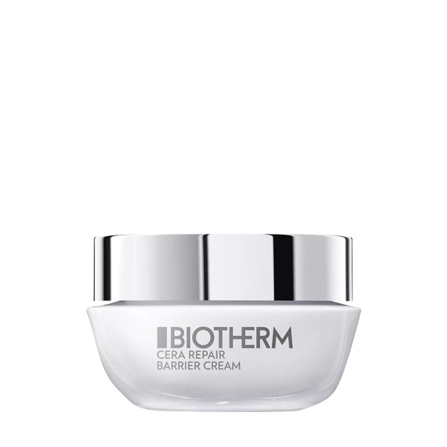 Cera Repair Barrier Creăm de la Biotherm are o formulă hidratanta îmbogățită cu bioceramide care ajută pielea să se reechilibreze și să își capete aspectul sănătos.