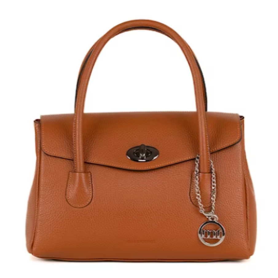 Mia Tomazzi Geantă de piele cu baretă detașabilă de umăr