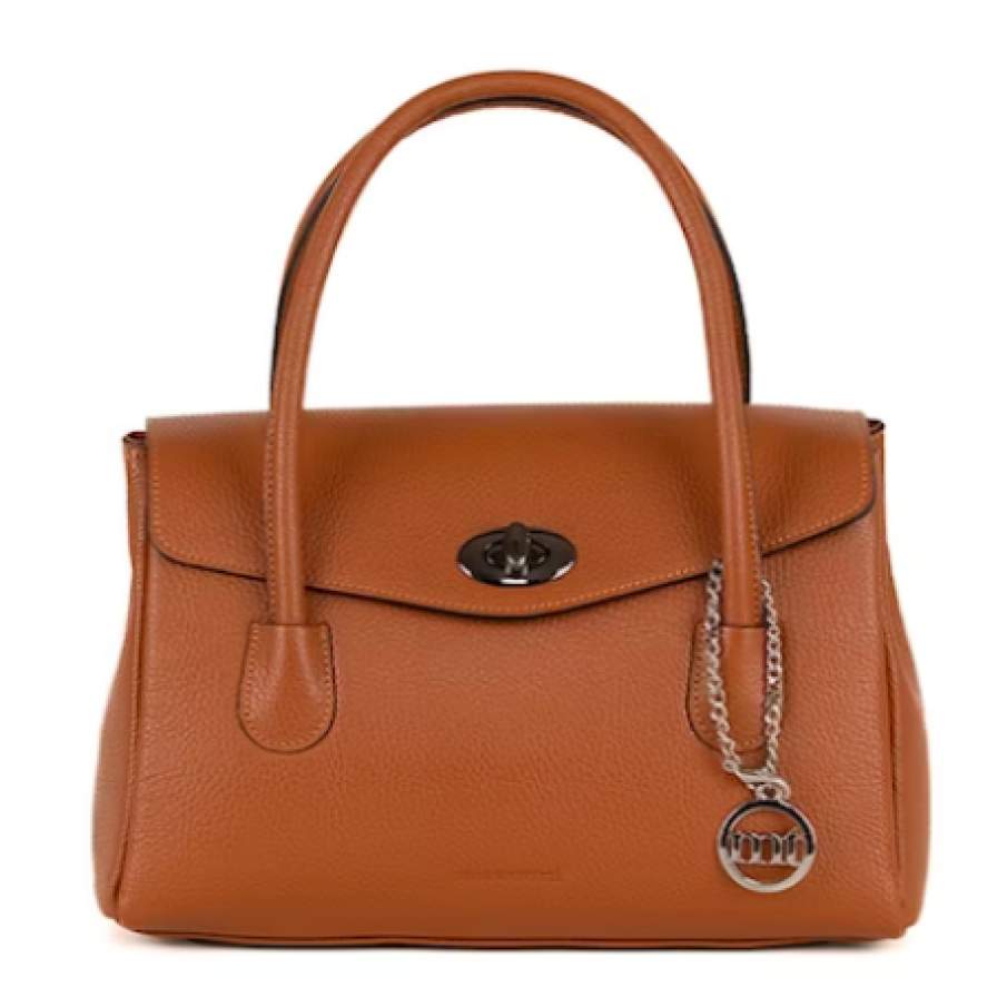 Mia Tomazzi Geantă de piele cu baretă detașabilă de umăr