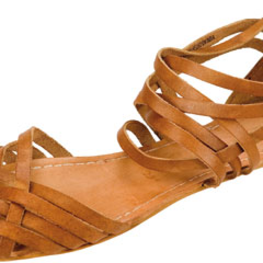 Sandale joase, impletite 