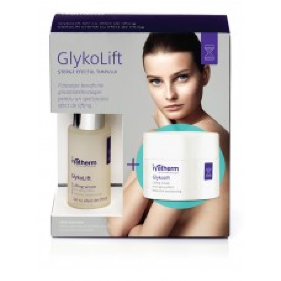 Cadou de Paste pentru EA: Pachet GlykoLift Ser si Crema CADOU cu efect de lifting