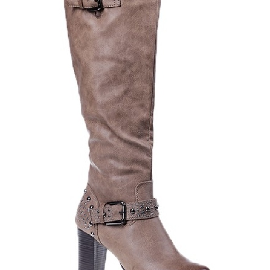 Cizme Berna cu toc gros