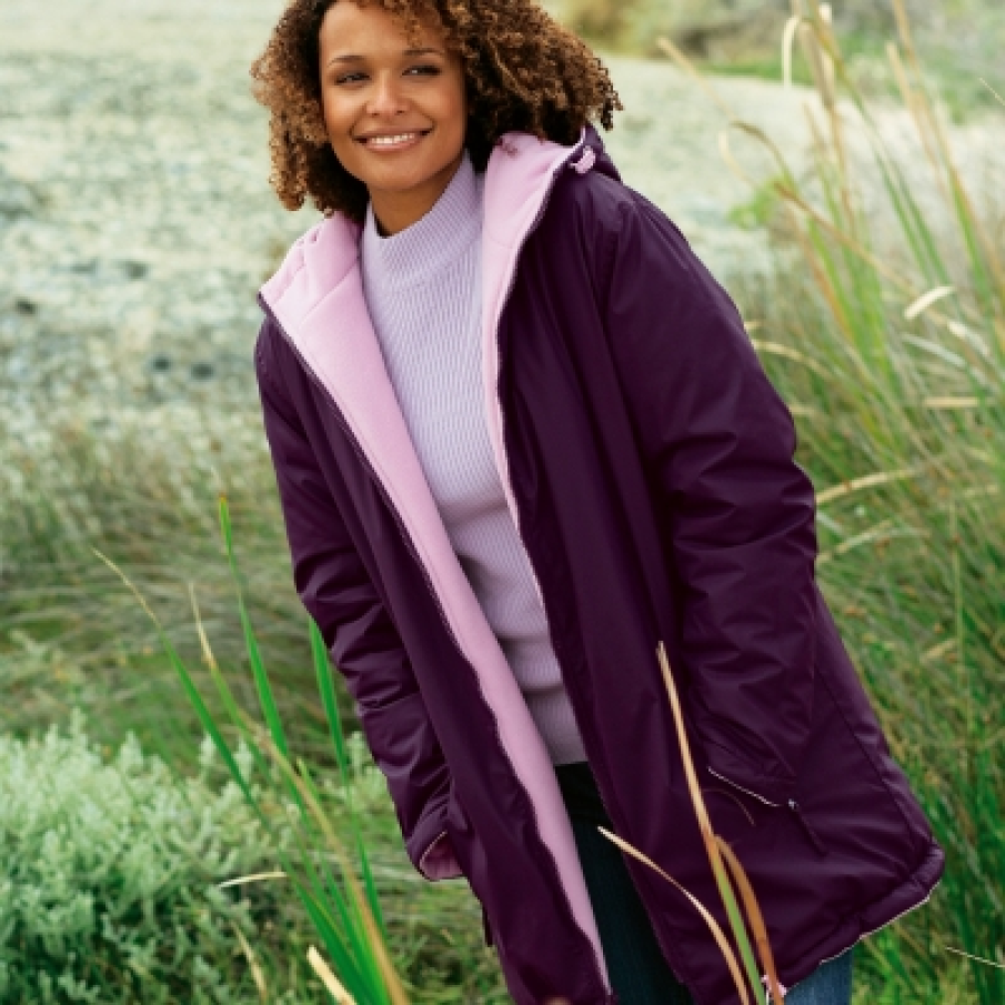 Jachetă parka reversibila din polar 