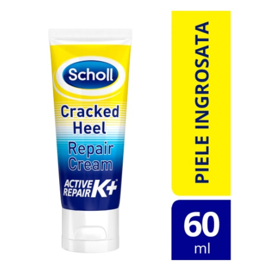 Crema pentru călcâie Scholl Keratină pentru înmuierea pielii îngroșate și reducerea bătăturilor. Conține Acid salicilic și Acid lactic pentru o piele mai suplă și mai catifelată