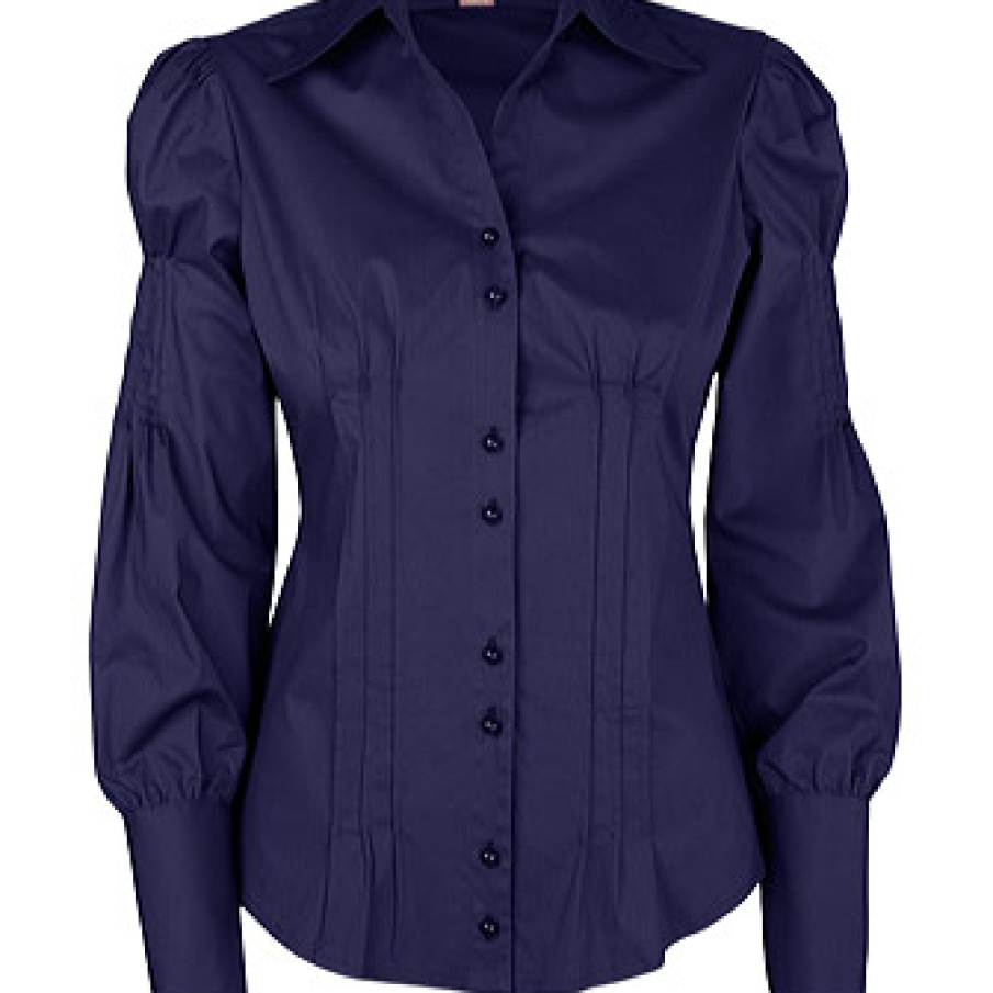 Camasa mov inchis din bumbac 