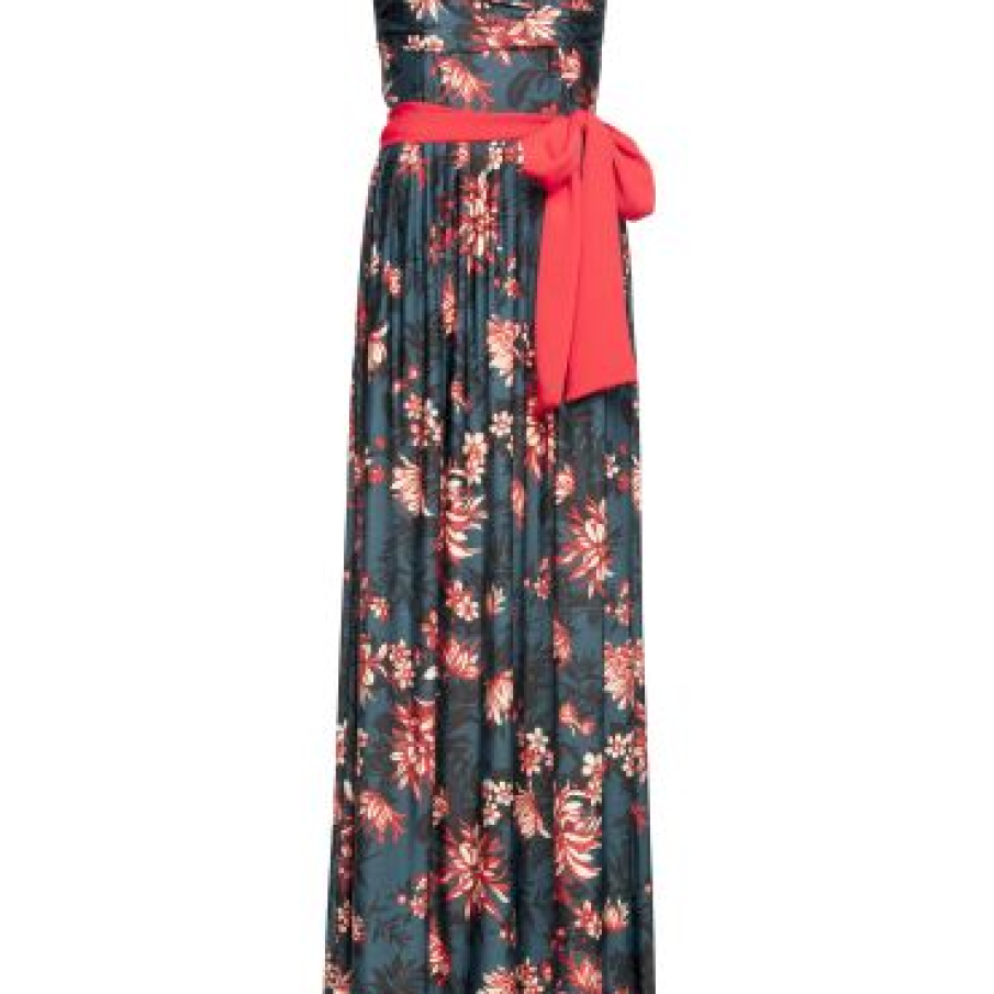 Rochie maxi cu imprimeuri florale