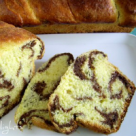 Cozonac moldovenesc umplut cu crema de nuci