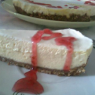 Cheescake cu topping de capsuni