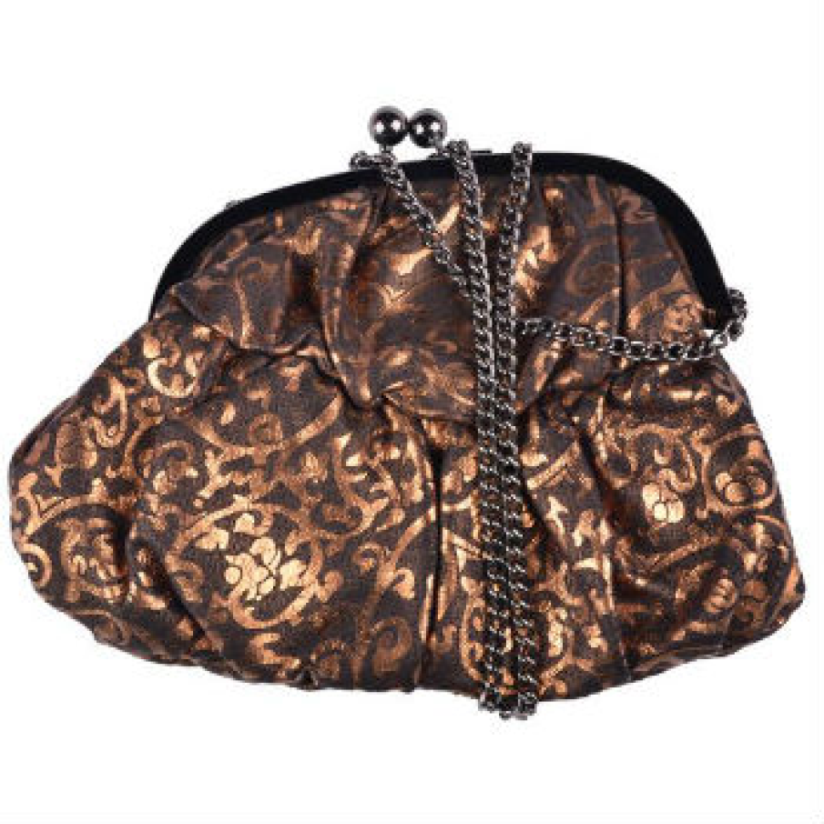 Geanta plic de culoarea bronzului