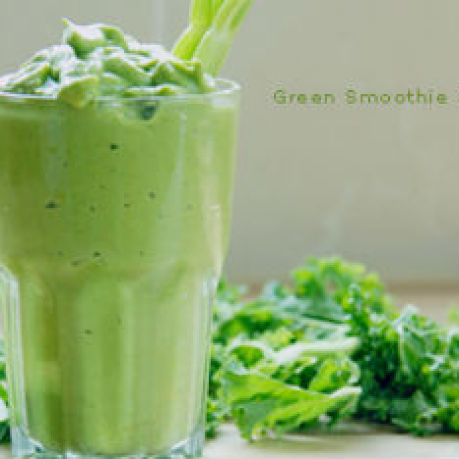 Green smoothie de vara