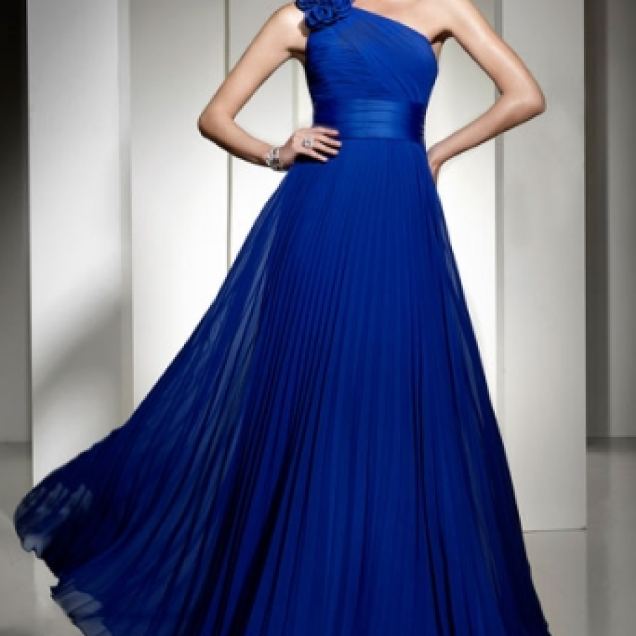 Rochia de seara cu un singur umar