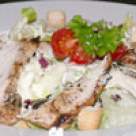 Pui la tava cu sos de lamaie si smantana