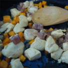 Telina umpluta cu carne de pui