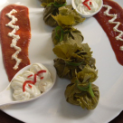 Sarmalute in foi de vita de vie cu carne de gasca