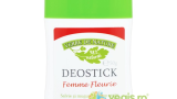 Deodorant solid Femme Fleurie Verre De Nature cu extract natural de salvie și muguri de plop negru, glicerină și provitamina B5