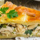 Placinta cu ciuperci si spanac