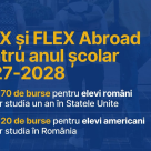 Programul FLEX continuă: 70 de burse pentru elevi români care vor studia un an în Statele Unite