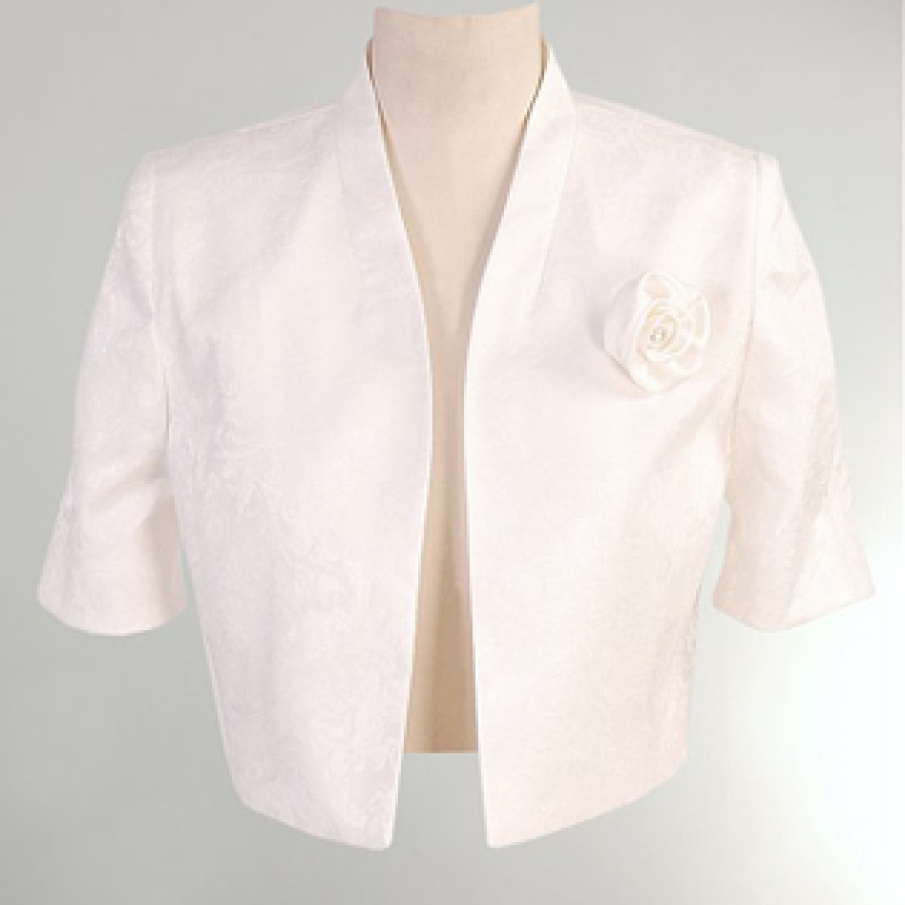 Bolero jaquard crem 