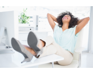 Intr-o pozitie cat mai comoda.