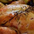 Pui cu lamaie si rozmarin la cuptor