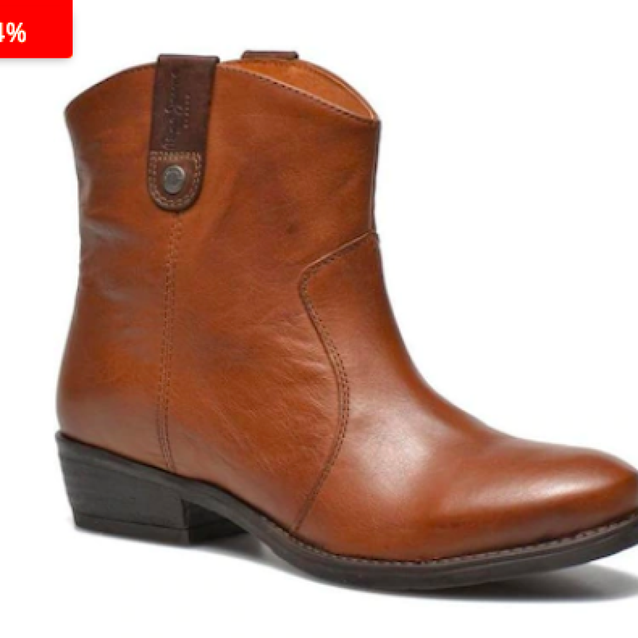 Ciocate din piele naturală, Pepe Jeans Crazy Horse, Maro