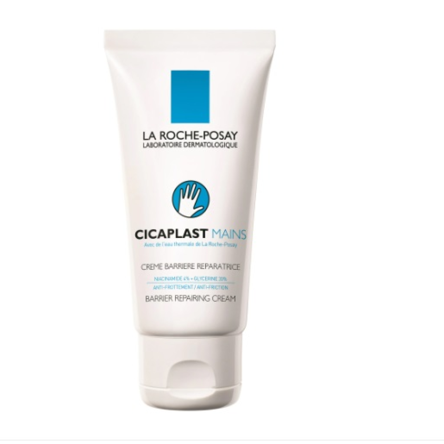 Crema La Roche-Posay Cicaplast, cu efect reparator, pentru îngrijirea pielii mâinilor uscate și deteriorate. Calmează, protejează și restaurează bariera cutanată a mâinilor.
