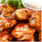 Pulpe de pui cu sos de ardei