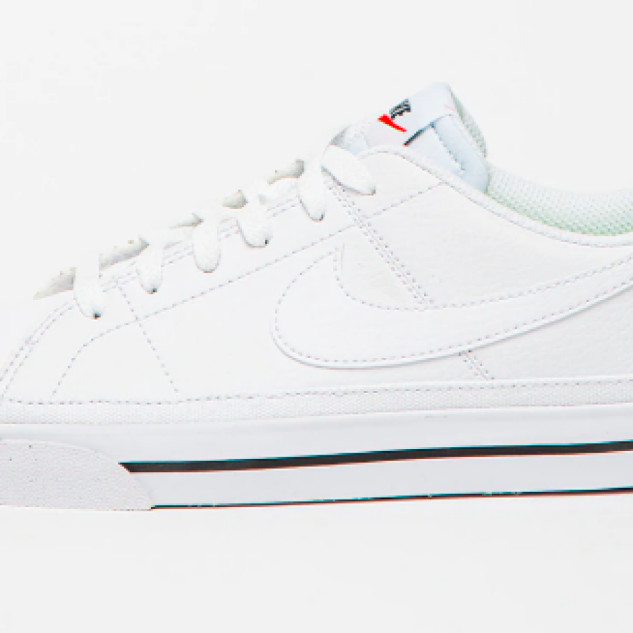 Nike, Pantofi sport de piele ecologică cu logo Court Legacy