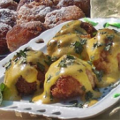 Galuste de mere cu sos mentolat