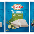 Telemeaua PRESIDENT, un ambalaj nou, cu functionalitate sporita, un gust mai bun, noi obiceiuri de consum