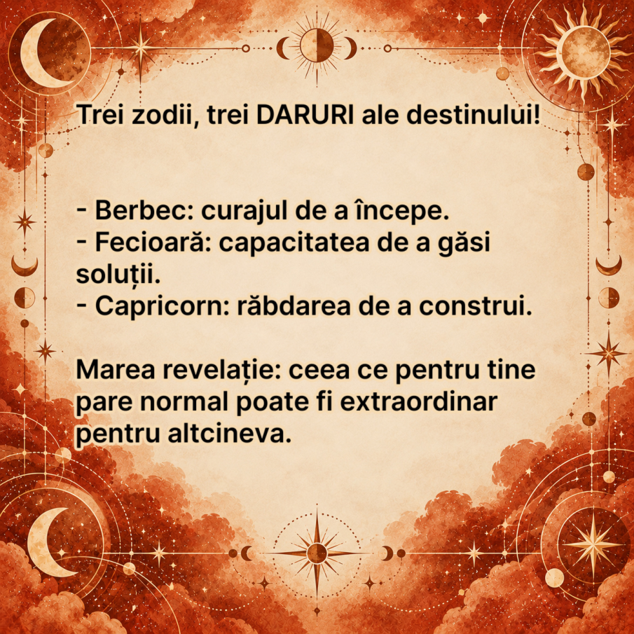 Au o COMOARĂ ascunsă în SUFLET și nici măcar nu știu! 3 zodii ce poartă un DAR pe care l-au ignorat toată viața