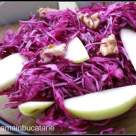 Reteta de post: Salata de varza rosie cu mere si nuci