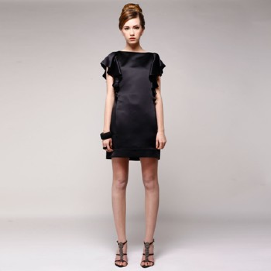 Rochie mini din satin