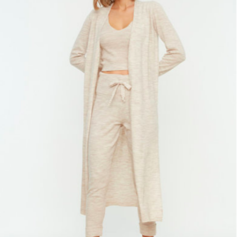 Trendyol Set de îmbrăcăminte cu aspect tricotat -3 piese