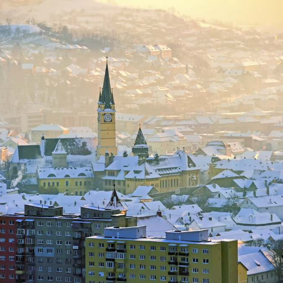 Medias peisaj de iarna 