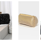 10 clutch-uri și poșete strălucitoare, decorate cu paiete sau ștrasuri 