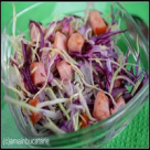 Salata de varza rosie si alba cu sunca