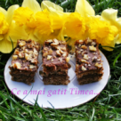 Prajitura cu nuca, ciocolata si rom