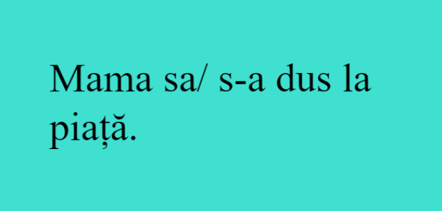 Sa sau s-a?