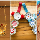 18 idei ingenioase de Decorațiuni handmade și din Materiale Reciclabile pentru un Crăciun de neuitat